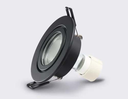 Светильник точечный IP Protect TN1151 Ambrella light чёрный 1 лампа, основание чёрное в стиле современный хай-тек  фото 2